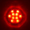 ZANLURE 10 LEDs 16 Colors Underwater Light Float Lamp Wireless Remote Control Fishing Lamp 3 x AAA