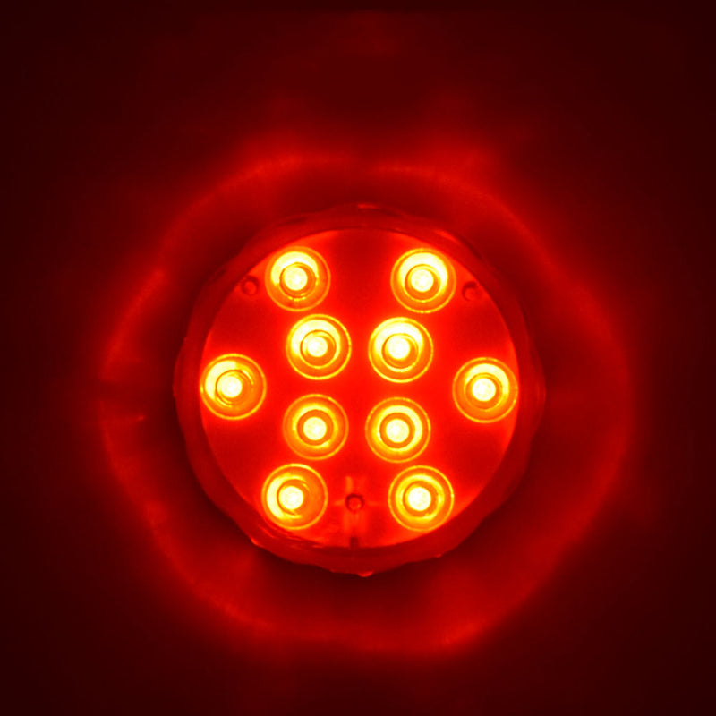 ZANLURE 10 LEDs 16 Colors Underwater Light Float Lamp Wireless Remote Control Fishing Lamp 3 x AAA
