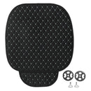 6 Colors Universal Car Linen Front Seat Cover Kit Breathable Car Seat Cushion With Storage Bag