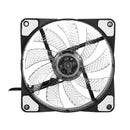 120mm PC Computer Case Fan Ultra Silent 15 LED Lights Cooler Cooling Heatsink