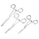 1pc  Hemostat Forceps Straight Curved Stainless Steel Locking Clamp