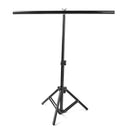 Studio Backdrop Stand T- Frame Light Stand with Clamp