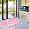 Miico FX82023 3D Rose Decorative Sticker Floor Sticker Bathroom Sticker Wall Sricker DIY Sticker