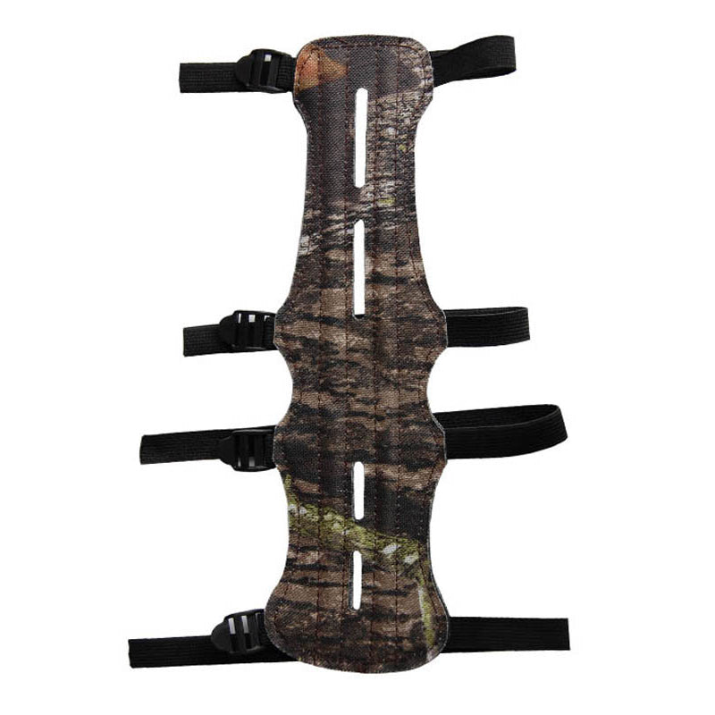 Archery Arrow Bow Shooting Camouflage 4 Strap Adjustable Ultra Long Arm Guards Protector