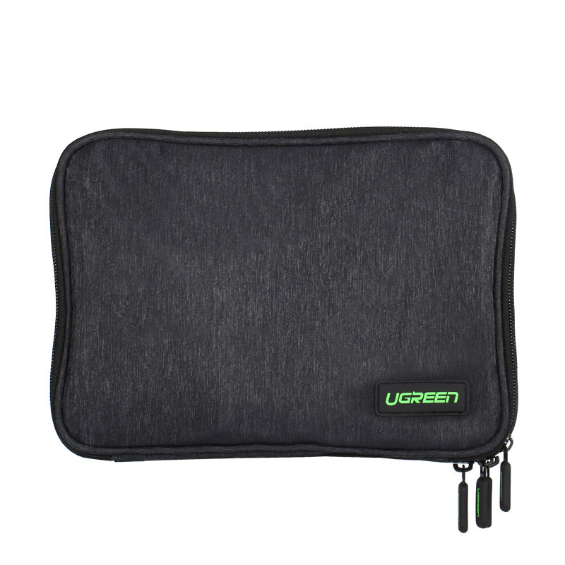 Ugreen LP139 Electronic Accessories Storage Bag Hard Case Power Bank Laptop Tablet Case Storage Carrying Box for iPad Mini iPhone SSD Base