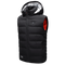 Waterproof USB Heated Warm Back Hooded Winter Antifouling Jacket Motorcycle Skiing Riding Coat
