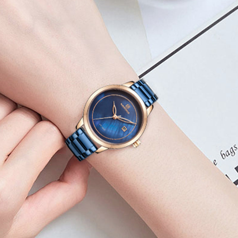 NAVIFORCE 5008 Elegant Design Women Wrist Watch Waterproof Date Display Quartz Watch