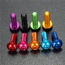 Suleve M3AH6 10Pcs M38mm Hex Socket Screws Round Head Cap Screws 7075 Aluminum Alloy