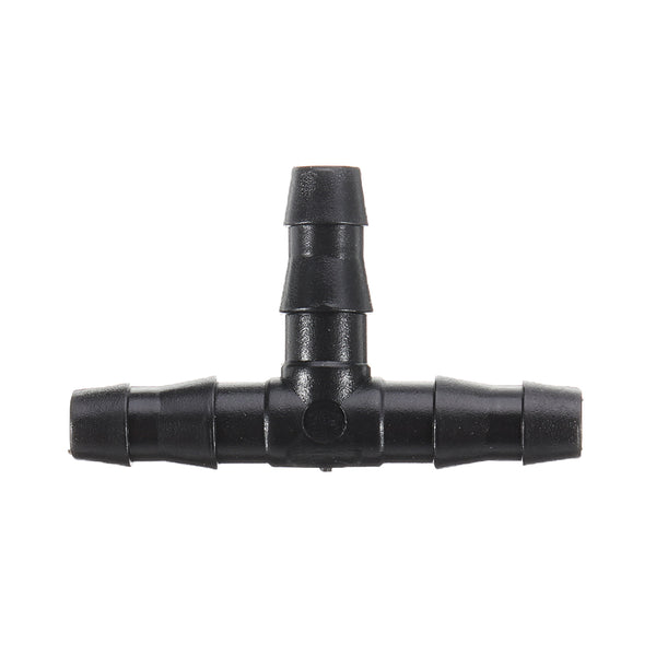 50pcs Sprinkler Irrigation 4/7mm Tee Pipe Barb Hose Fitting Joiner Garden Agricultural Drip System Tools