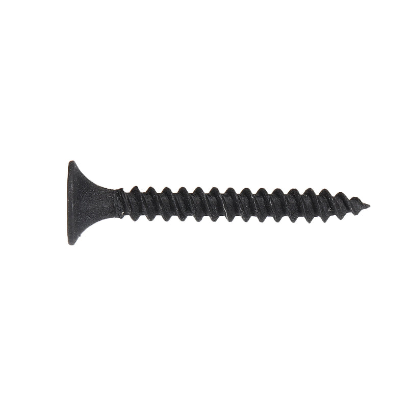 Suleve M3.5CP4 700Pcs M3.5 Cross Black Recessed Flat Head Self Tapping Ash Phosphorus Drywall Metric Threaded Wood Screw Nail Bolt