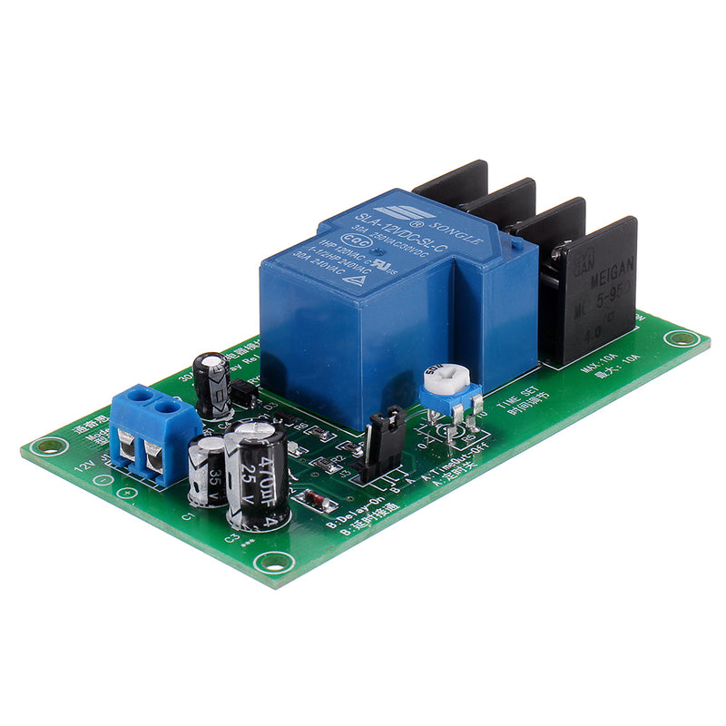 TK-RD09-200S 12V DC 0-200S Adjustable 30A Time Delay Relay Module High Precision Monostable