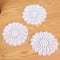10Pcs/Set Hand Crocheted Doilies Cotton Woven Round Cup Dish Table Tablecloth Placemat Decorations