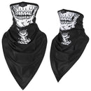 Sun-protection Skull Ice Silk Breathable Multi Use Scarf Face Mask Motorcycle Cap Head Wear Hat