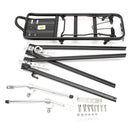 Bike Rear Rack Alloy Panniers Carry Max Load 25KG Bicycle Cycling Seat Post Cargo Carrier Frame