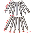 13Pcs HSS-AL Drill Bit Set for Key Cutting Machine Cutter