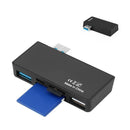 Bakeey 5 in 1 Multi-function USB 3.0 Micro USB SD TF Card Reader OTG Adapter Converter