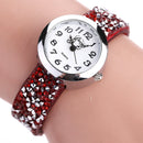 DUOYA DY005 Retro Style Ladies Bracelet Watch Gift Leather Strap Quartz Watches