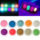 10 Colors Glow In The Dark Nail Fluorescent Tattoo Acrylic Powder Decoration