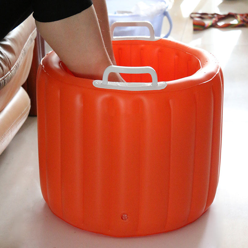 20L Outdoor Portable Inflatable Folding Water Bucket Pail Boiling Water Container