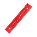 RED ARROW 300mm Metric Aluminum Alloy Striaght Ruler Gauge Precision Woodworking Square Measuring Tools