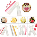 DIY Silicone Handmade Soap Mould Mousse Cake Sandwich Love/Diamond/Moon/Plum