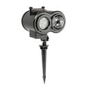 LED Laser Dual Projector Stage Light Waterproof Christmas Party Landscape Lamp AC100-240V