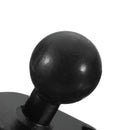 Black Motorcycle GPS Holder Mounting Aluminum 1inch Ball with Diamond Shape Plate