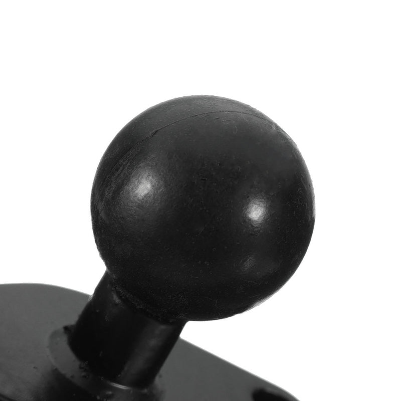Black Motorcycle GPS Holder Mounting Aluminum 1inch Ball with Diamond Shape Plate