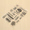 Birthday Transparent Sheet Scrapbooking Craft Card Clear Rubber Stamp Cling Set