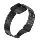 Bakeey H-type Diamond Stainless Steel Watch Band for Fitbit versa Smart Watch