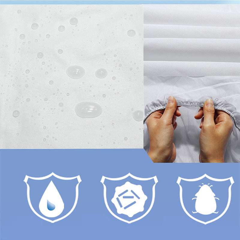 Anti Dust Mite Mattress Protector Cover Breathable Fitted Bed Sheet Waterproof Furniture Waterproof Cover