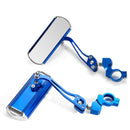 Pair 360 Rotate Rearview Mirrors Adjustable Aluminum Alloy Cycling Bike Mirror Motorcycle