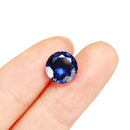 5.25ct Natural Blue Sapphire Ring Size Ceylon Gemstone ROUND Cut Shape 9x9x5mm Decorations