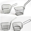 Honana HN-KT035 Electroplate Stainless Steel Mini Frying Basket Mesh Basket Strainer