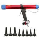 Pneumatic Glass Glue Caulk G-un Air Caulking Cartridge 600ML Applicator 8 Nozzles
