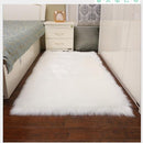 150x60cm Faux Wool Plush Rug Soft Shaggy Carpet Home Floor Area Mat Decoration