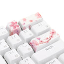 Five-sided Dyesub PBT OEM Profile sakura Space Bar 6.25u Novelty Keycap + ESC Enter Keycaps