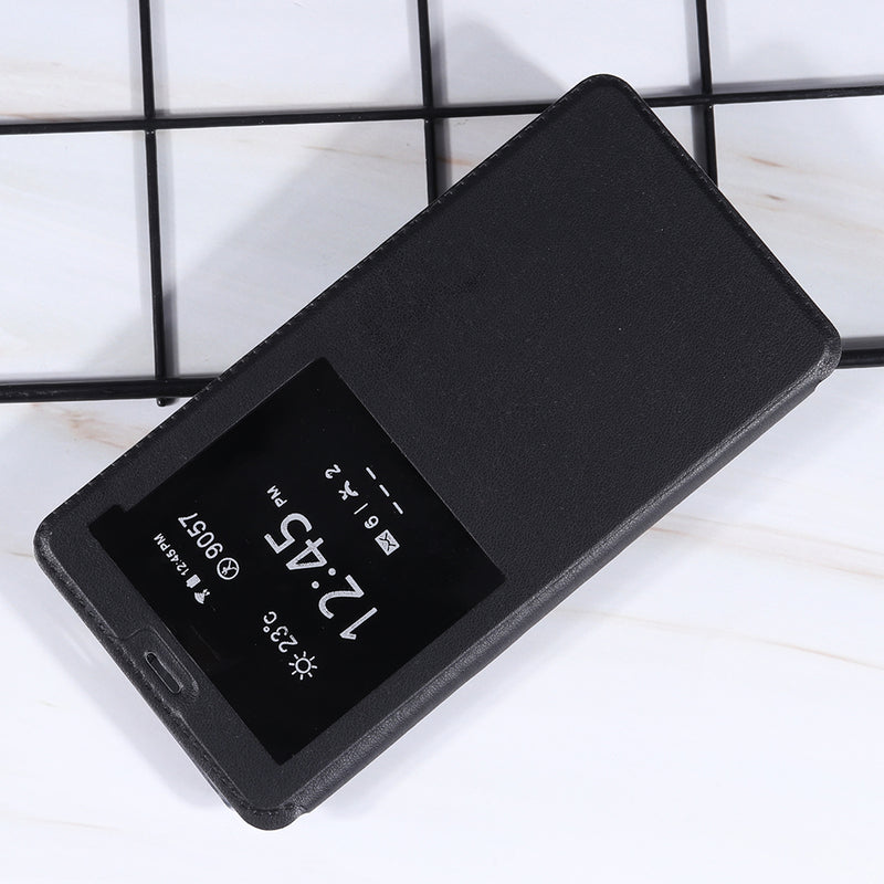 Bakeey Luxury Bumper Flip with View Window PU Leather Full Body Protective Case for Xiaomi Redmi 8