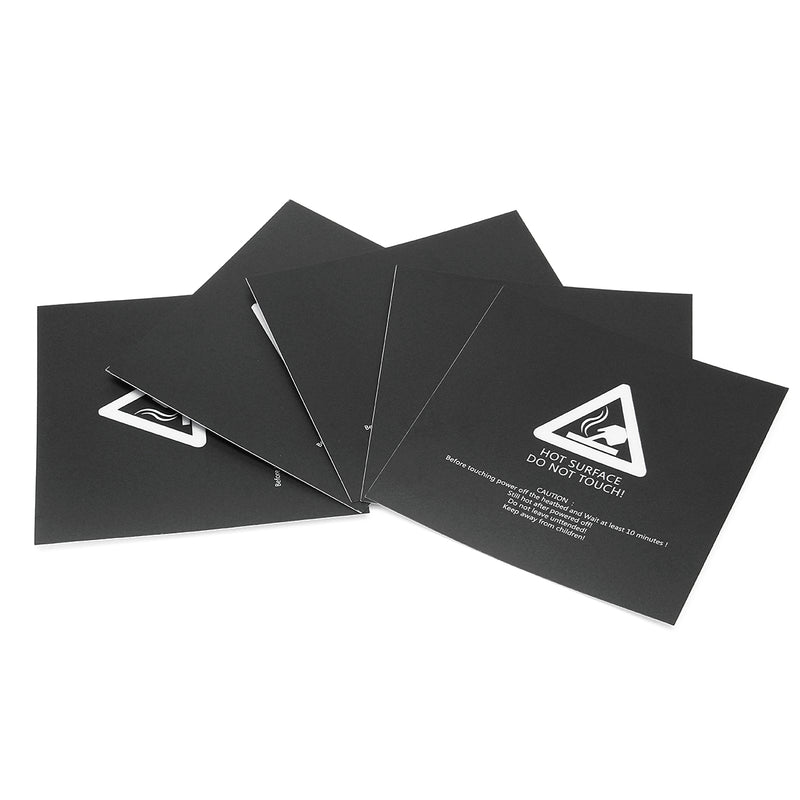 2x5pcs 220x220mm Plastic Hot Bed Stickers For 3D Printer Wanhao i3