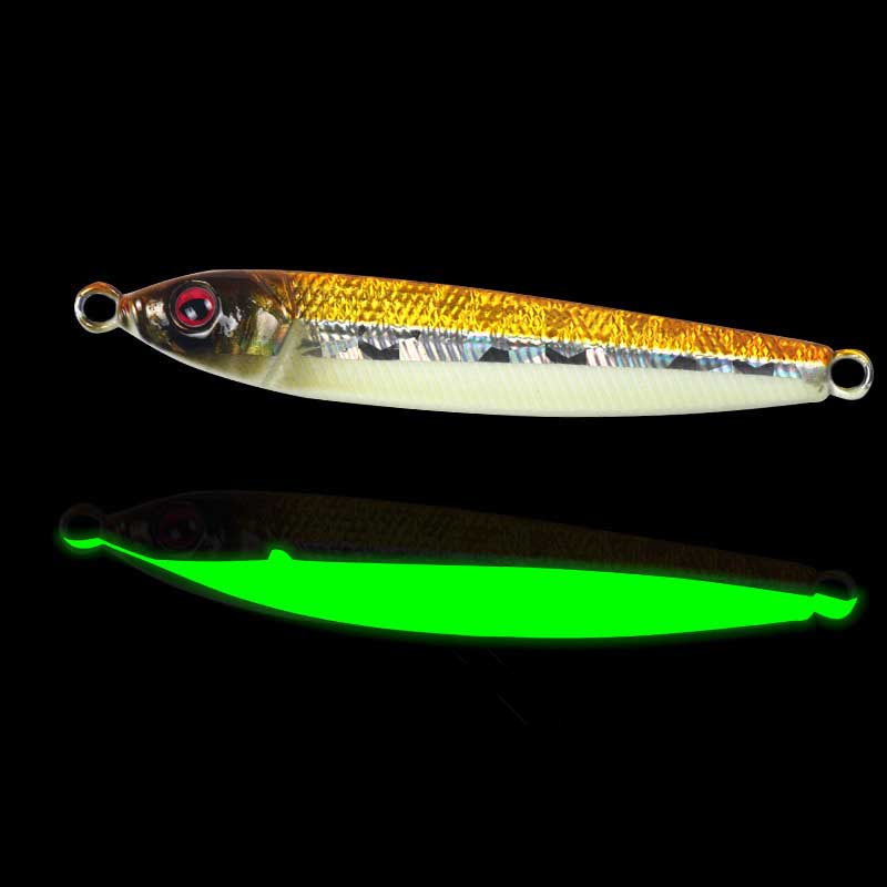 ZANLURE 1pc 11.5cm 80g Fish Hard Bait Double-sided Luminous Fishing Lure