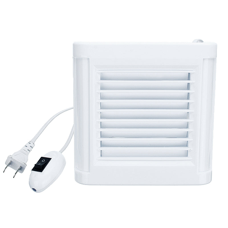 4 Inch ABS Exhaust Fan Ceiling Wall Mount Bathroom Kitchen Air Ventilation Low Noise Fan
