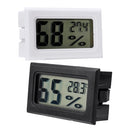 Excellway Mini Embedded LCD Digital Display Temperature Humidity Meter Cordless Thermometer Hygrometer