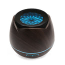 Luckyfine 7Color Light 400ML Wood Grain Aromatherapy Diffuser Portable Ultrasonic Cool Mist Humidifier
