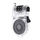 Retractable Steel Wire Cable Lock 3 Digit Combination Bicycle Laptop Luggage Security 116cm