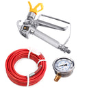H680 High Pressure Airless Sprayer Machine Gage Sprayer Rod Pressure Gauge Pipe Professional Airless Diaphragm Spray Yool Wall Spray Pressure Gauge
