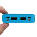 30000mAh DIY Portable Charger Charge Dual USB Battery Power Bank Case 8x18650