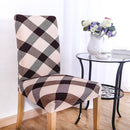 KCASA WX-PP3 Elegant Flower Elastic Stretch Chair Seat Cover Dining Room Home Wedding Decor