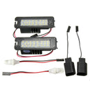 2PCS 24 LEDs License Number Plate Lights White for VW Passat Golf MK5 MK6 POLO