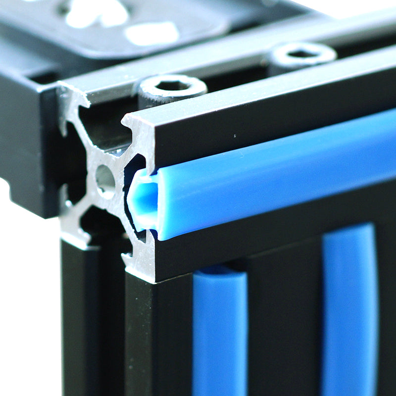 1Meter Black/Orange/Blue 2020 Aluminum Profile Slot Cover/Panel Holder for 3D Printer