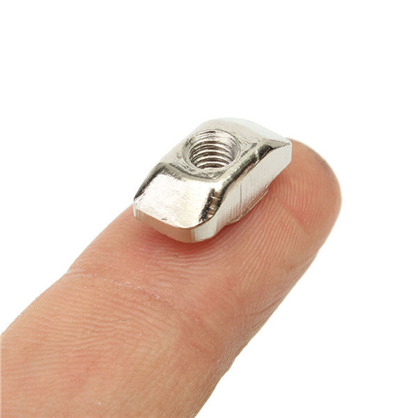 50pcs M5 T Sliding Nut Block for 3030 Aluminum Profile Zinc Coated Plate Aluminum Accessories